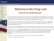 Tablet Screenshot of firinglineoklahoma.com